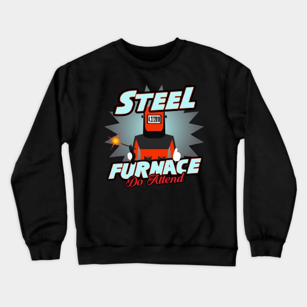 Steel Furnace "The Bodies of People and Animals Mixed Together with Metal" Girard Ave Crewneck Sweatshirt by lavdog